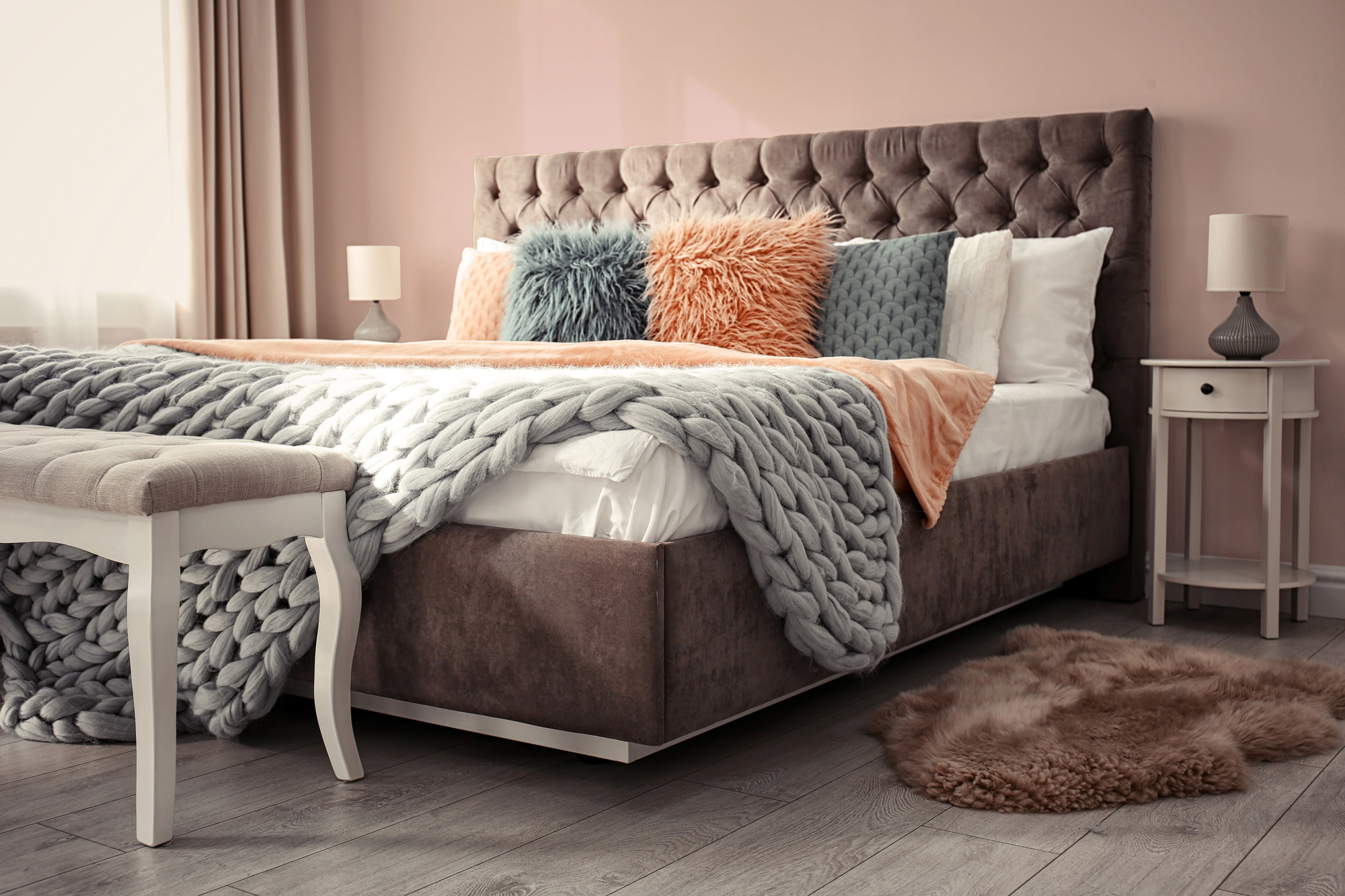 Image d'un pot de 1 litre de peinture Puro rose varied red - c2015