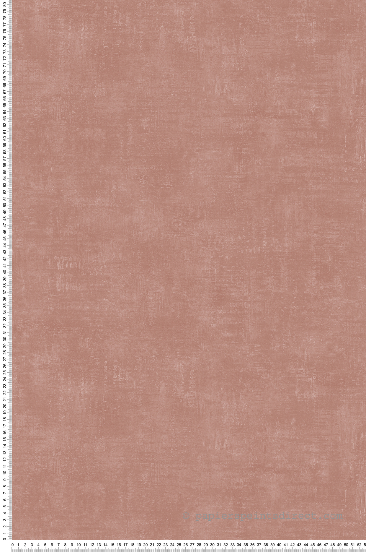 Papier peint Faux Uni Brossé vieux rose - Arty d'Ugépa | Réf. UGP-M50405