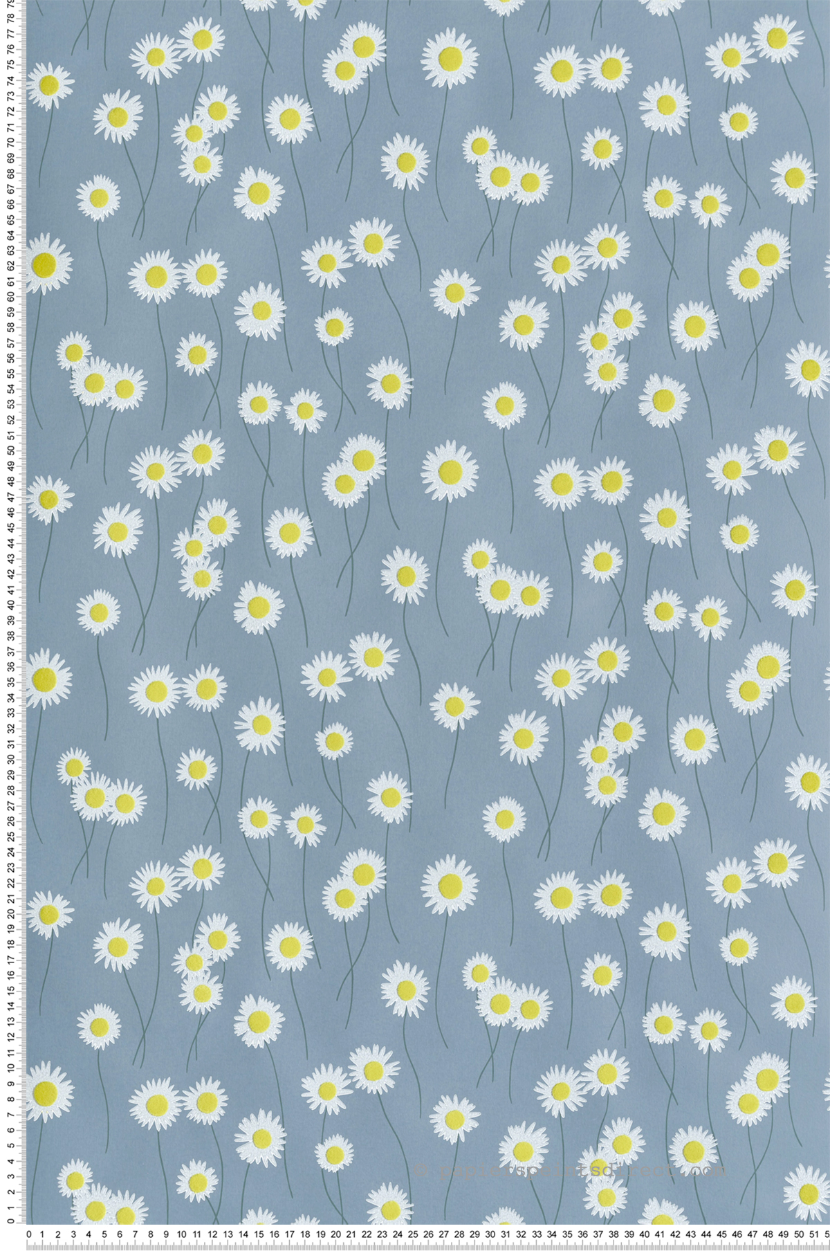 Papier peint Fleur Moon Daisies Etruria - In The Garden de Little Greene | Réf. 0234MDETRUR
