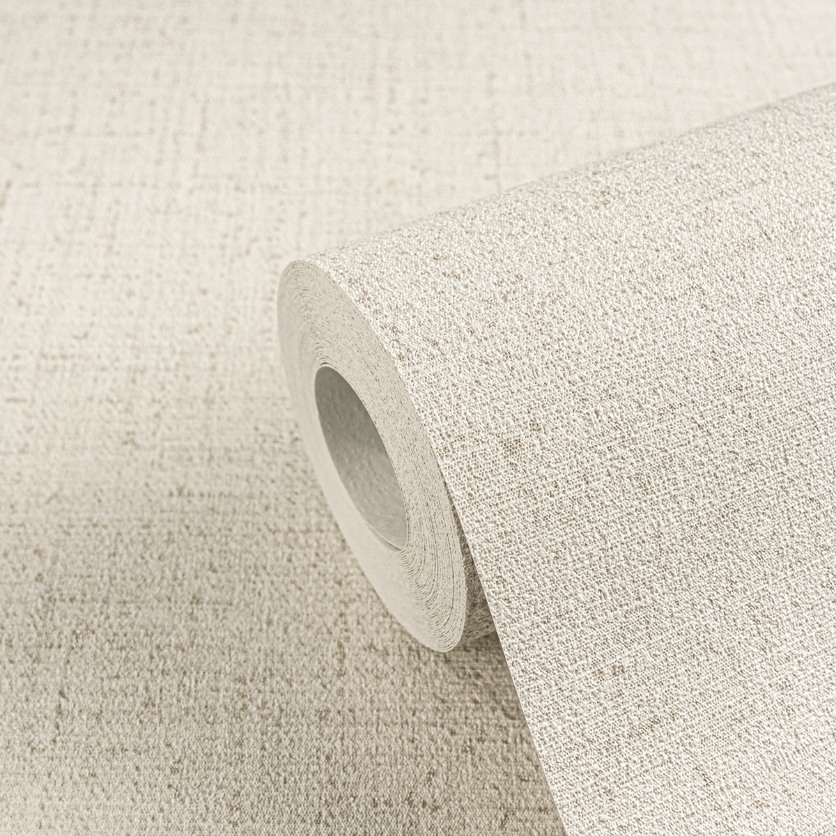 Papier peint Uni Tissage Métallisé blanc craie - Cosmoliving d'A.S. Création ZOOM | Réf. AS-790664