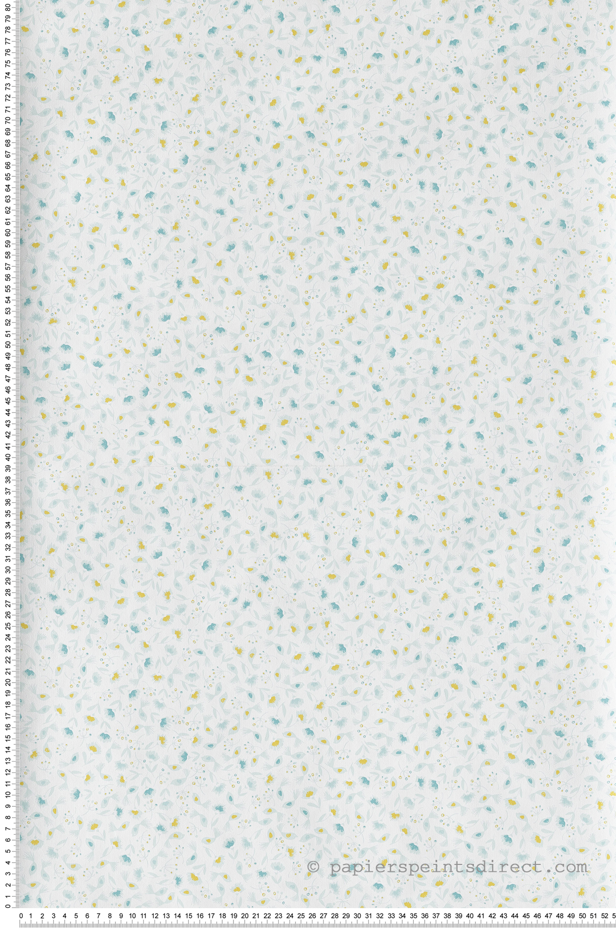 Papier peint enfant Liberty Bloom Baby vert menthe - Girl Power de Casélio | Réf. GPR100767911