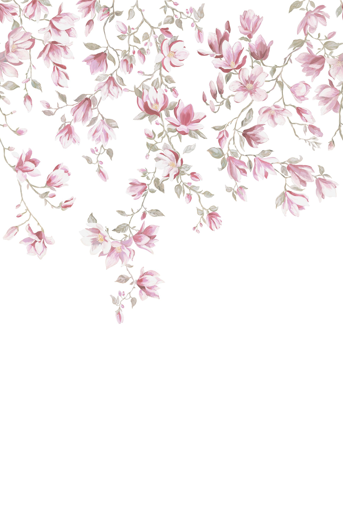 Papier peint panoramique Magnolia Ribambelle L rose 200X310 - Wonderwalls 2 de Casadéco | Réf. WDWD200054704