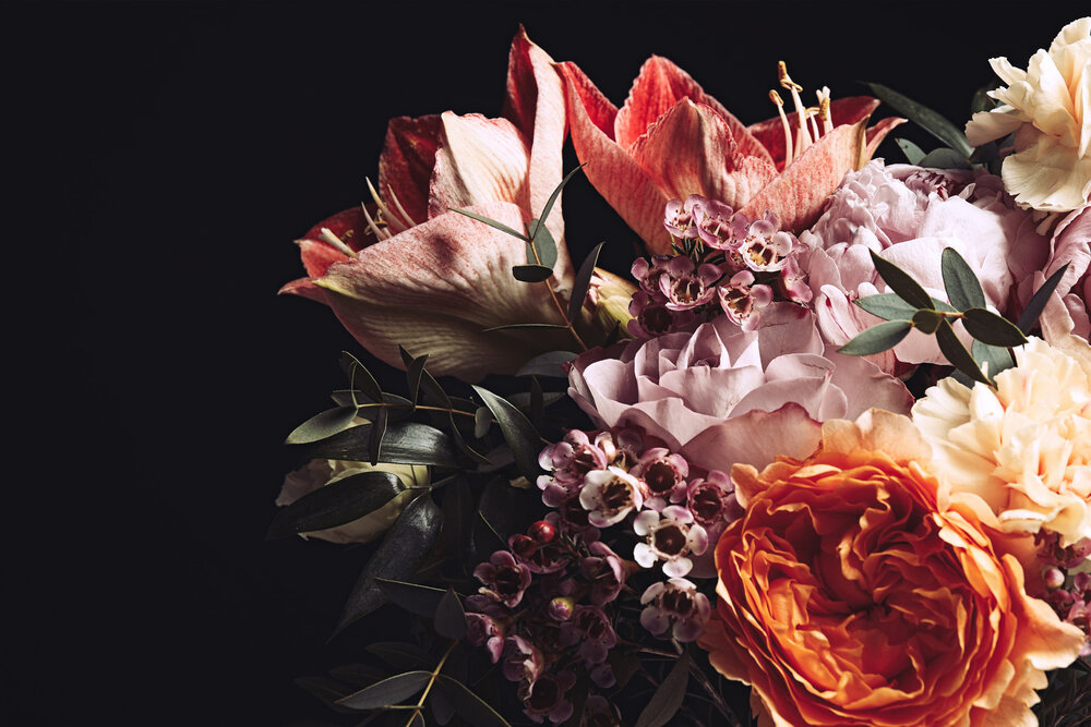 Papier peint panoramique Fleurs Bouquet - Wall Love d'A.S. Création | Réf. DD129564