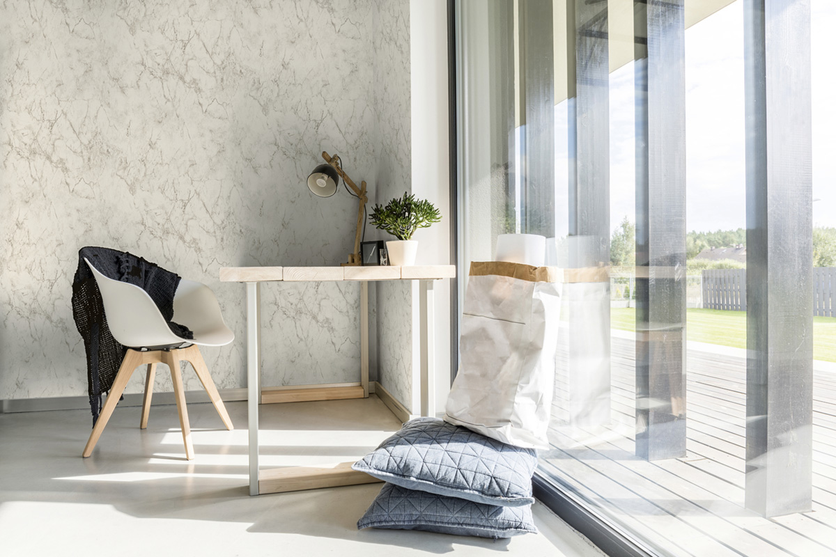 Papier peint Marbre blanc gris - Elements 2 d'A.S. Création AMB2 | Réf. AS-361573