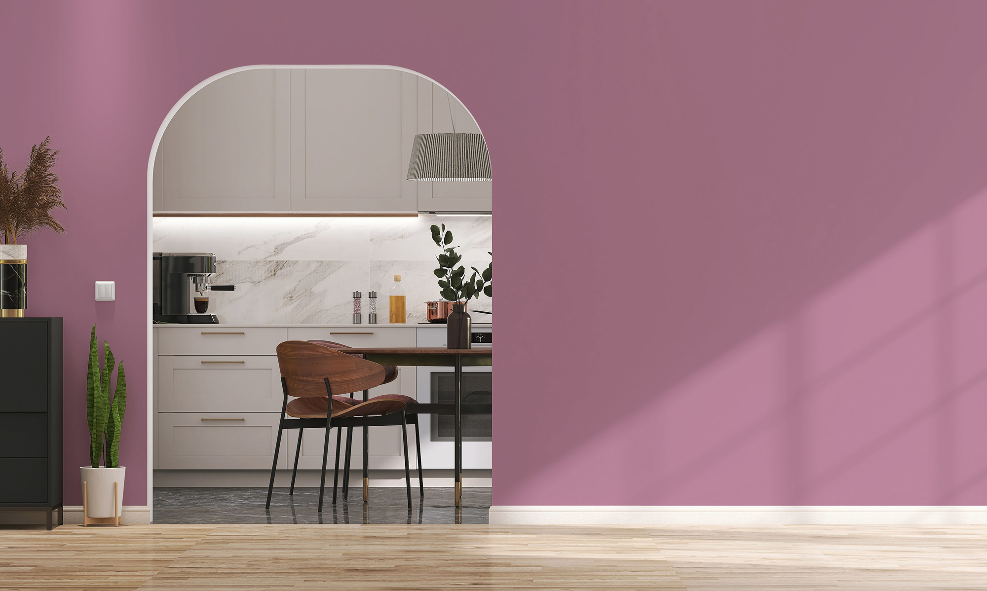 Image d'un pot de 1 litre de peinture Puro rose lovely rose  - c2010