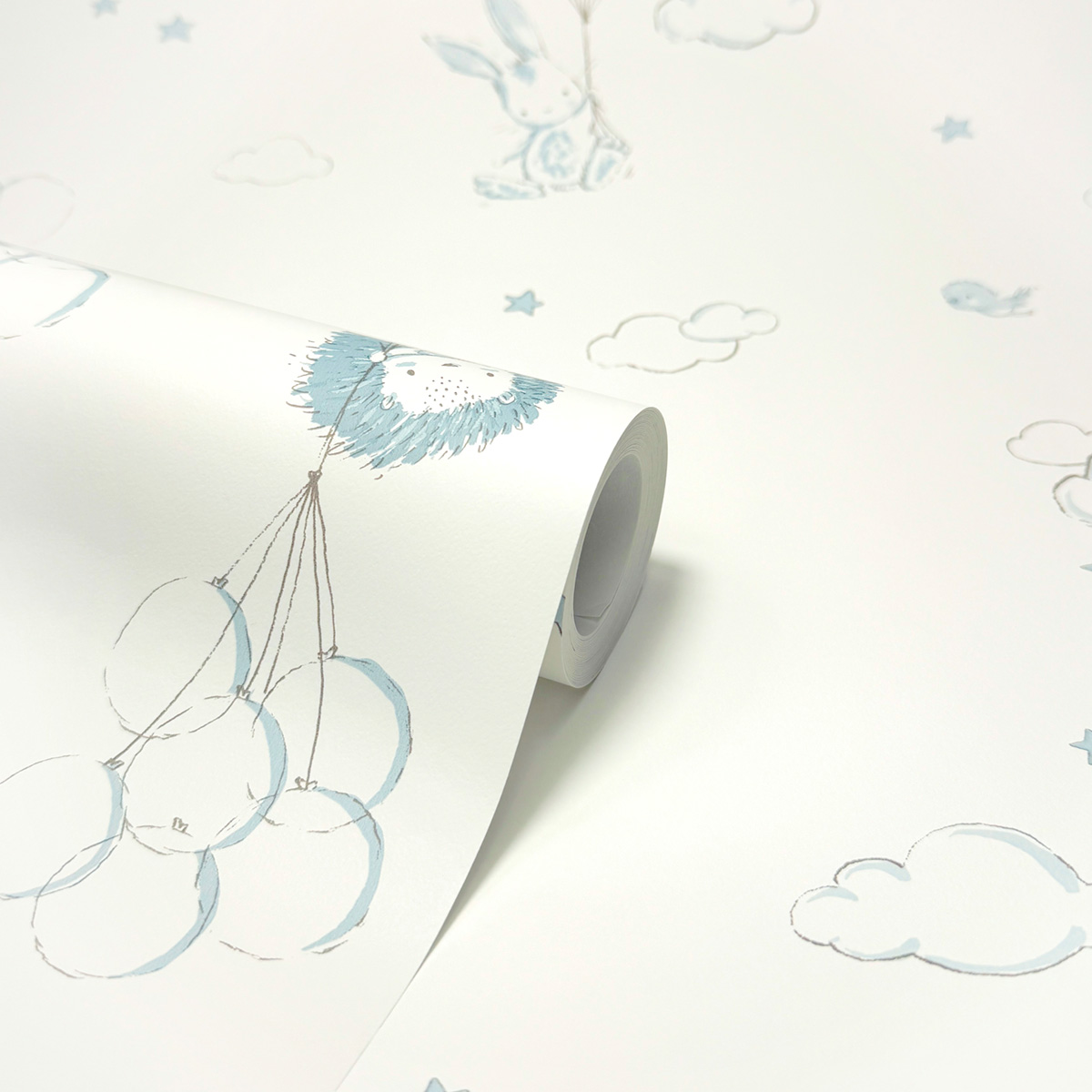 Papier peint Ballons Animaux bleu - Imagine de Lutèce ROLL | Réf. LTC-DL27554