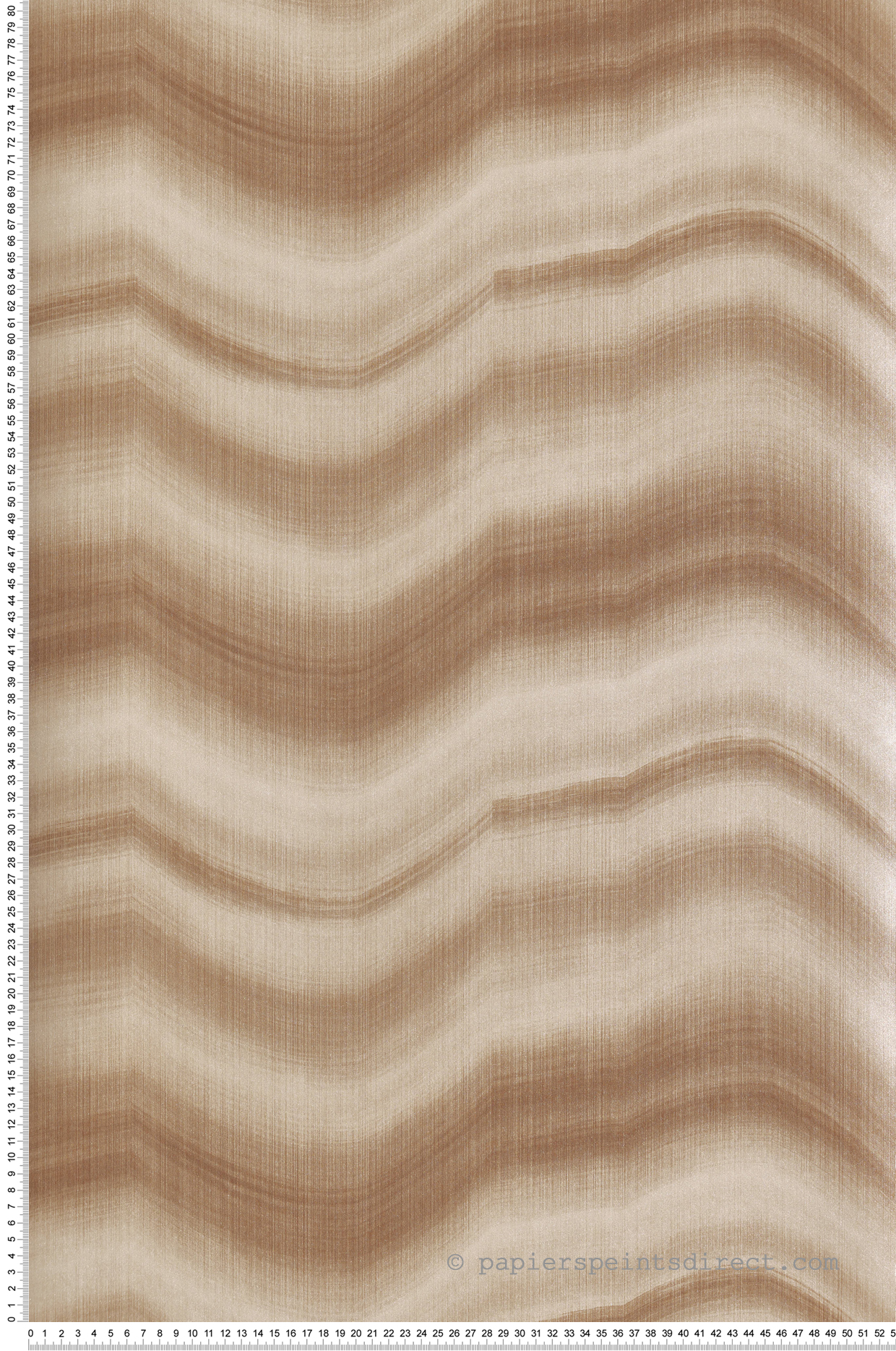 Papier peint Faux Uni Marbré marron irisé - Attitude de Lutèce | Réf. LTC-DWP0367-02