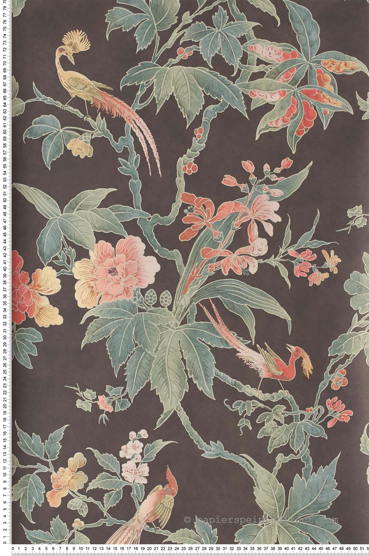 Paradise night - Papier peint Archive Trails de Little Greene