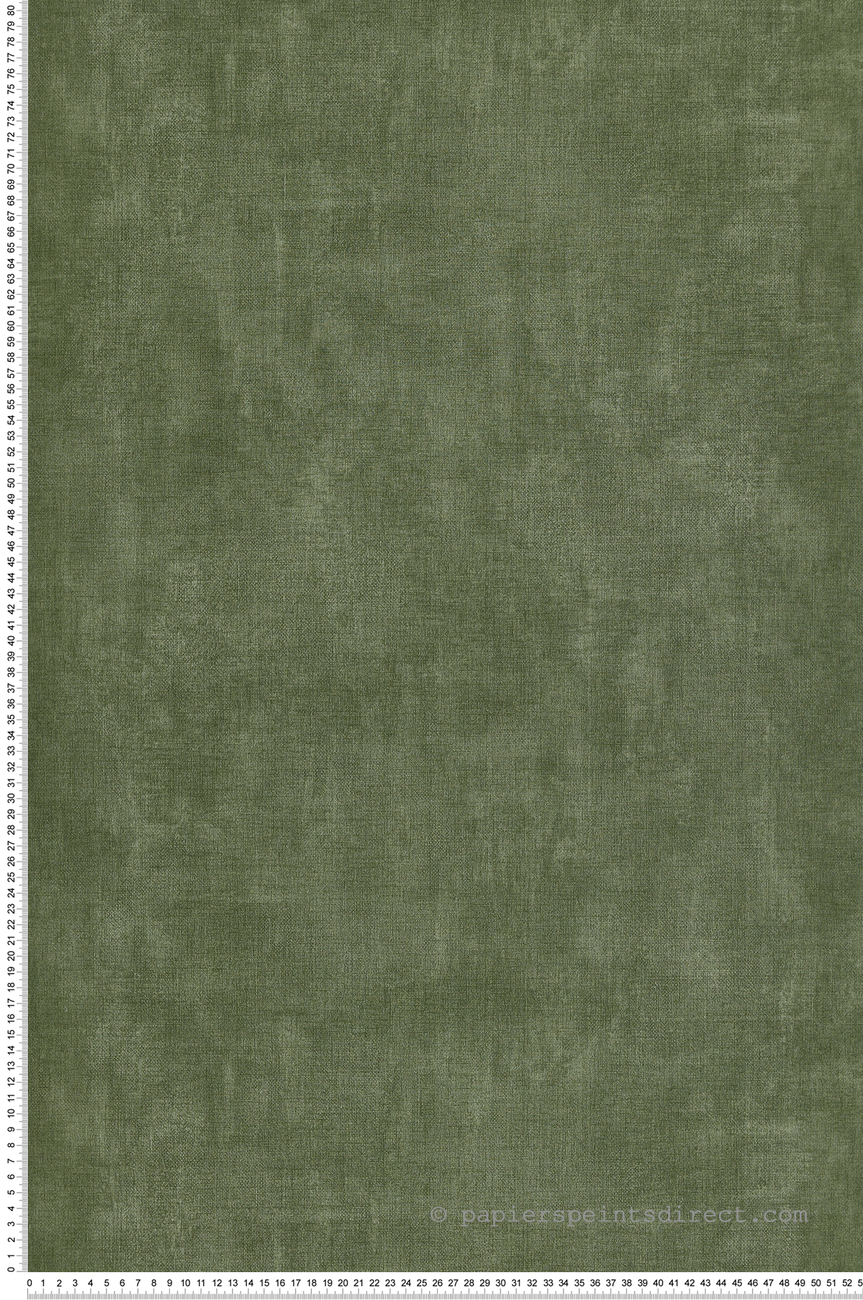 Papier peint Uni Toile Patine vert fougère - Dolce Vita de Lutèce | Réf. LTC-11230914