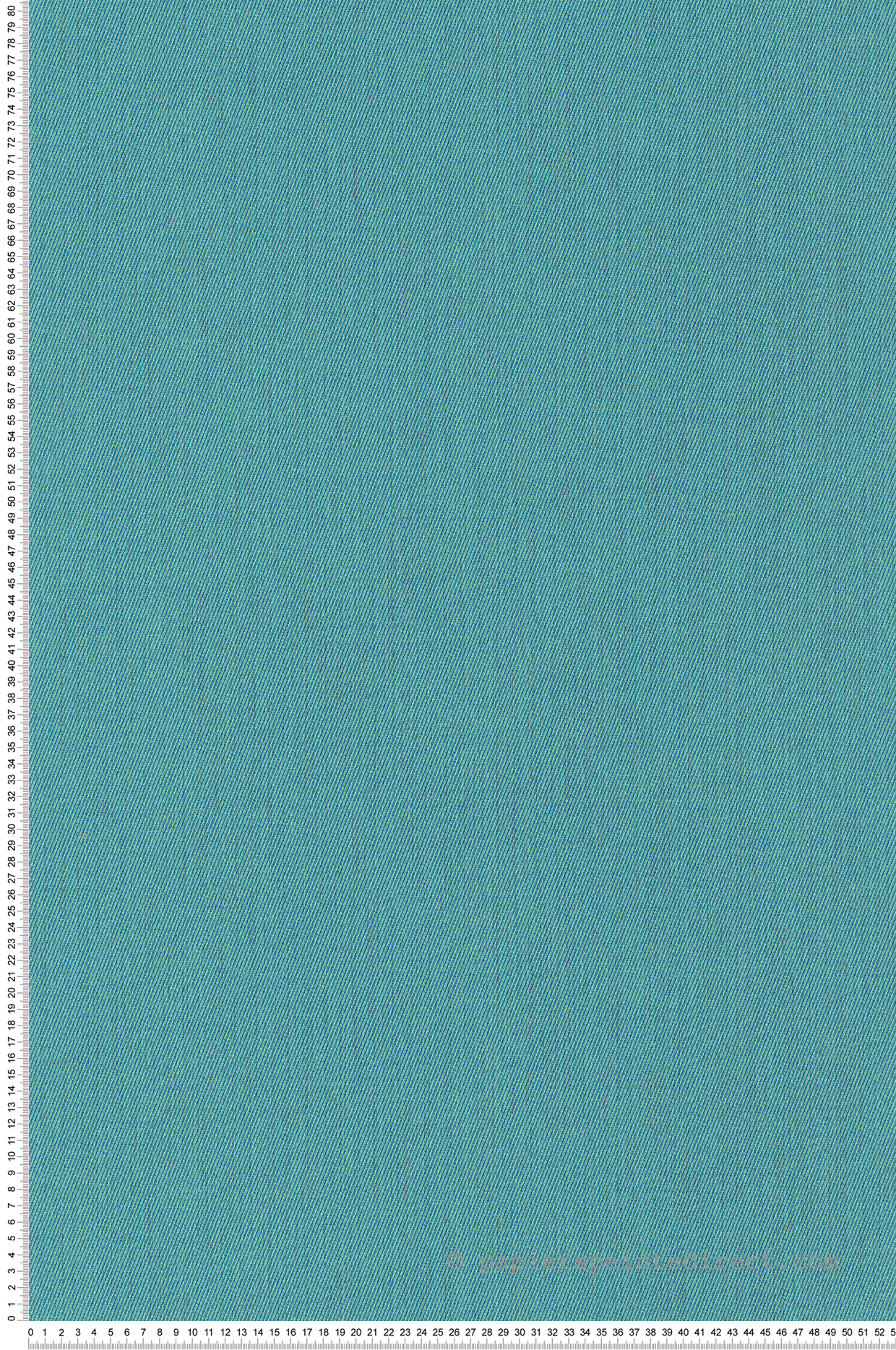 Papier peint Faux Uni Denim bleu lagon - California de Casadéco | Réf. CALF87536363