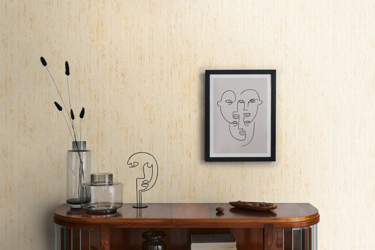 Papier peint Essence Bois beige sable doré - Smart Surfaces d'A.S. Création AMB2 | Réf. AS-395614