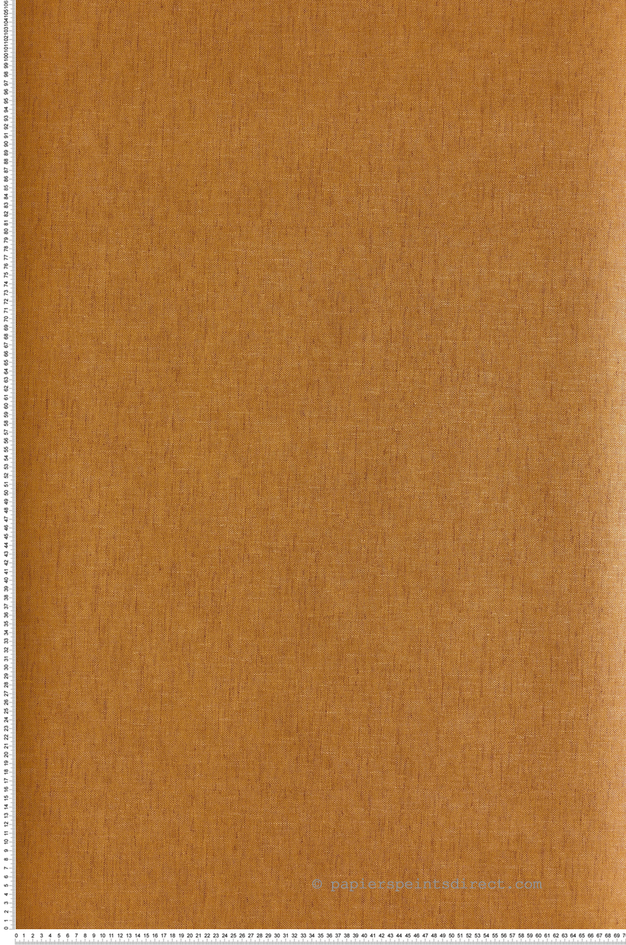 Papier peint Faux Uni Lin Telis camel doré - Rhapsody de Masureel | Réf. MAS-RHA502