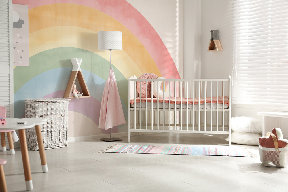 Papier peint panoramique Arc-en-ciel Aquarelle - Wall Love d'A.S. Création | Réf. DD129595