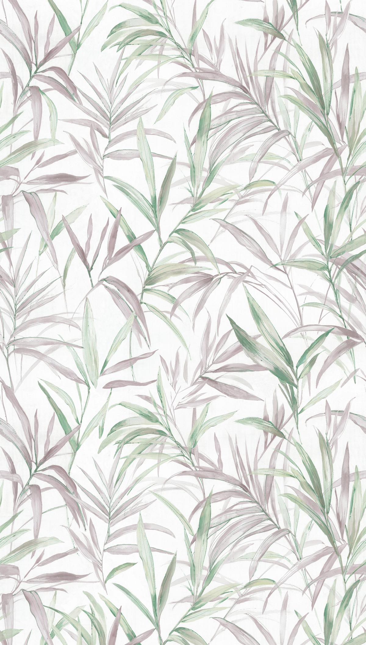 Papier peint panoramique Feuille Nature Cecilia vert gris - Cosmoliving d'A.S. Création | Réf. AS-791452