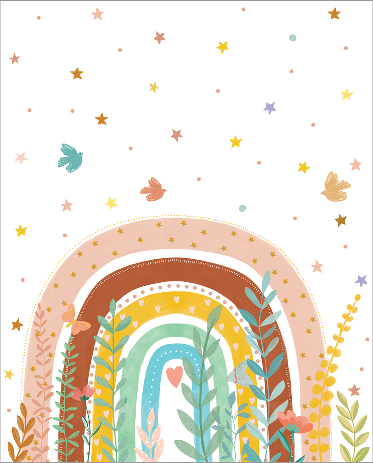 Papier peint panoramique Arc en Ciel Luce multicolore L - Let's Go Girls! de Casélio | Réf. LGG104470321