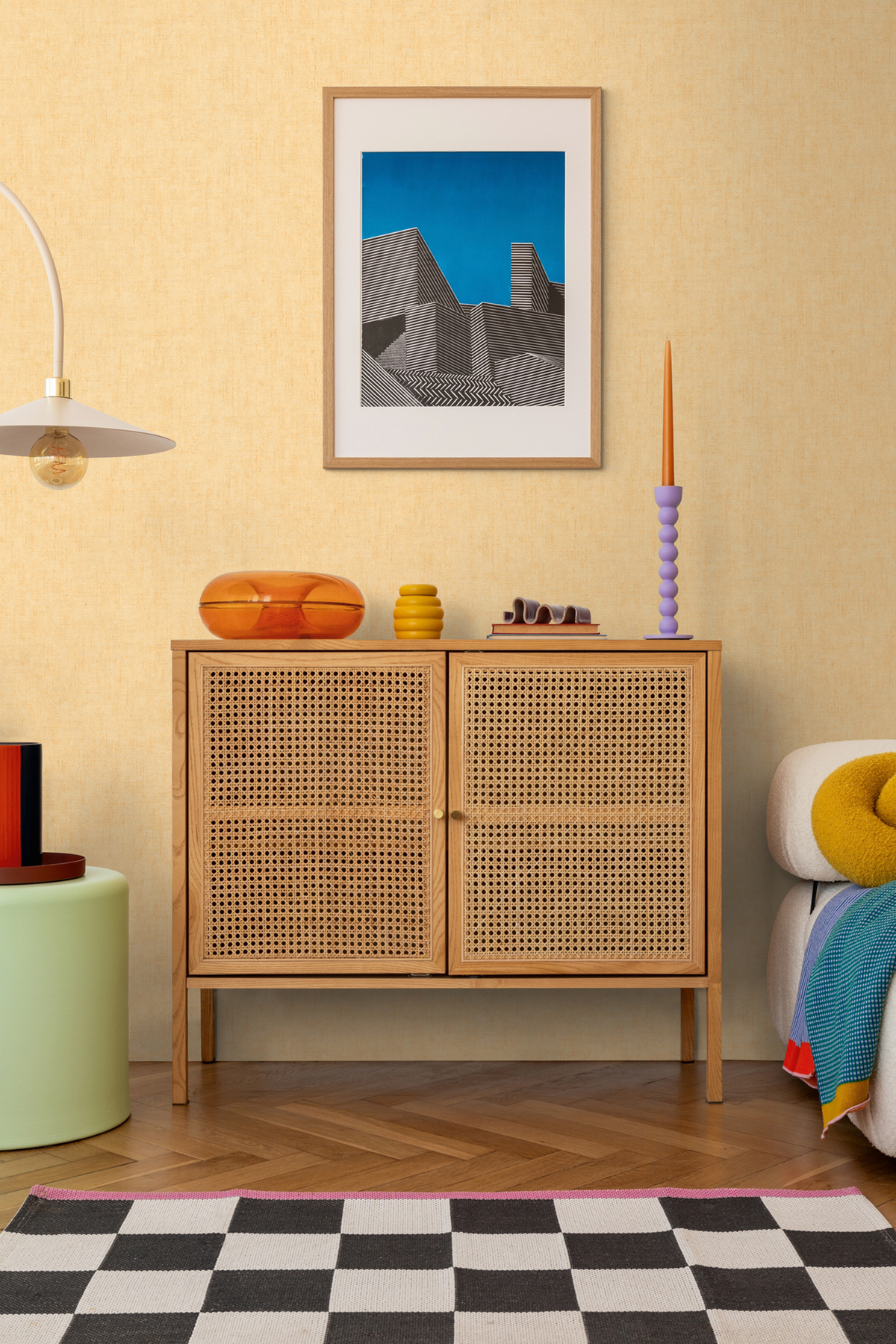 Papier peint Uni Béton sable doré - Cosmoliving d'A.S. Création AMB4 | Réf. AS-791095