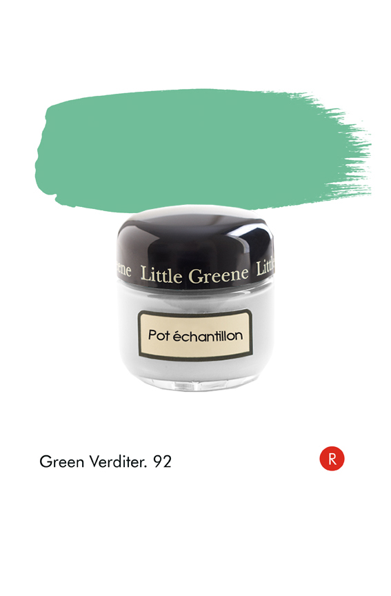 Pot échantillon Green Verditer (Regency) n°92 - Finition Absolute Matt Emulsion