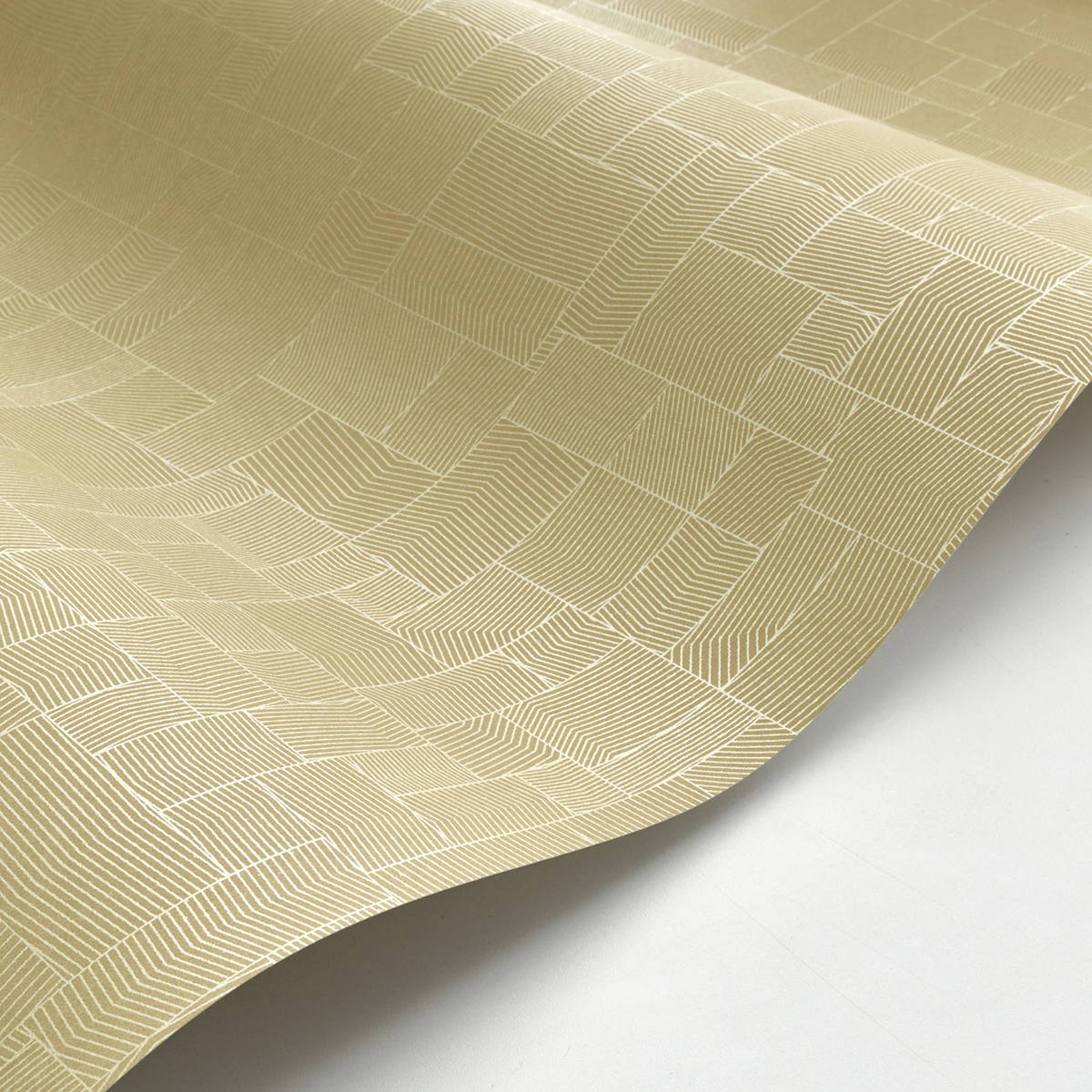 Papier peint Kensai beige kaki irisé - Kyoto de Casadéco AMB2 | Réf. KYTO88762612