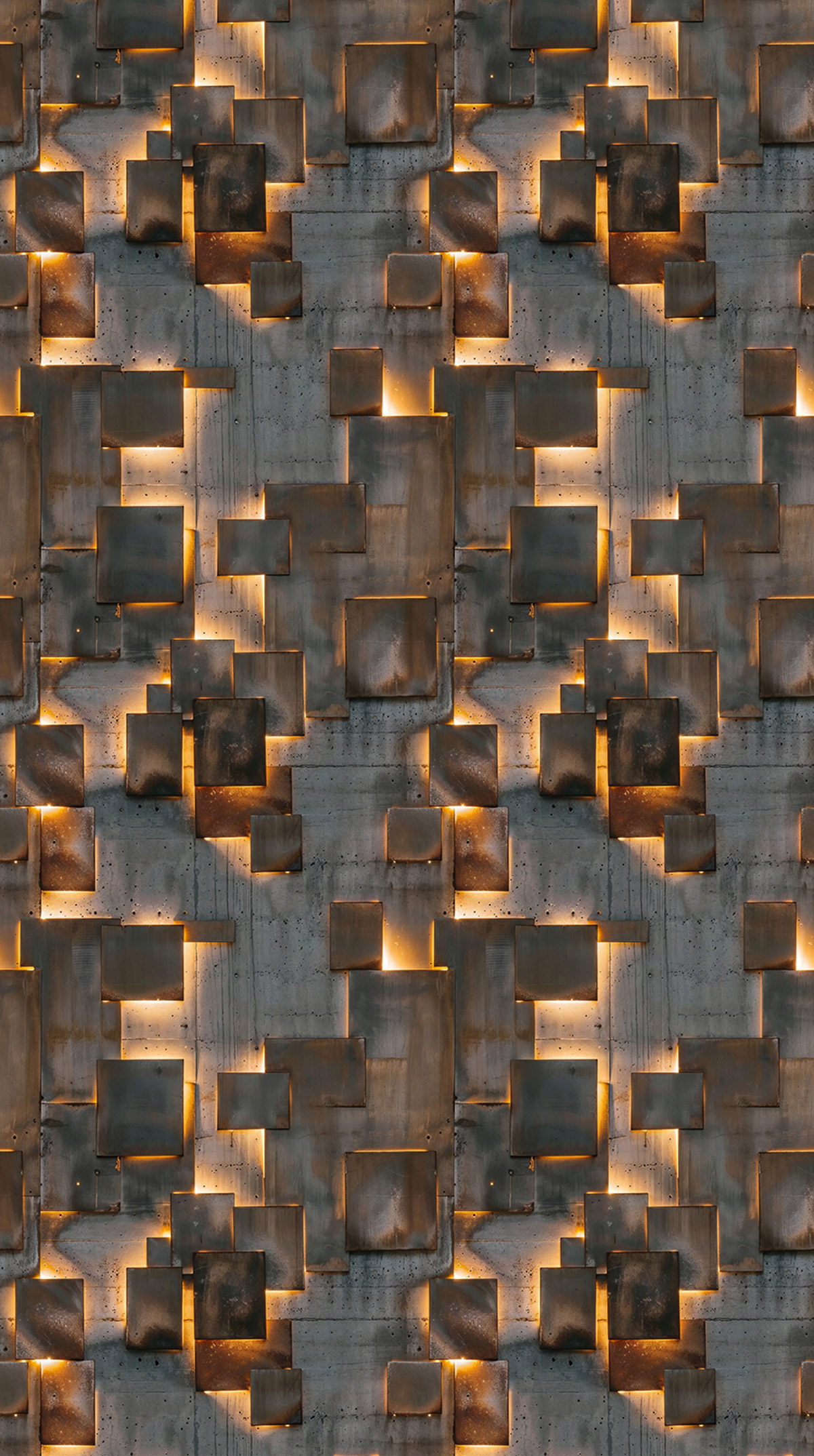 Papier peint panoramique Indus Geometric Glow - Metropolitan Stories 4 Hot Spots d'A.S. Création AMB1| Réf. AS-790160