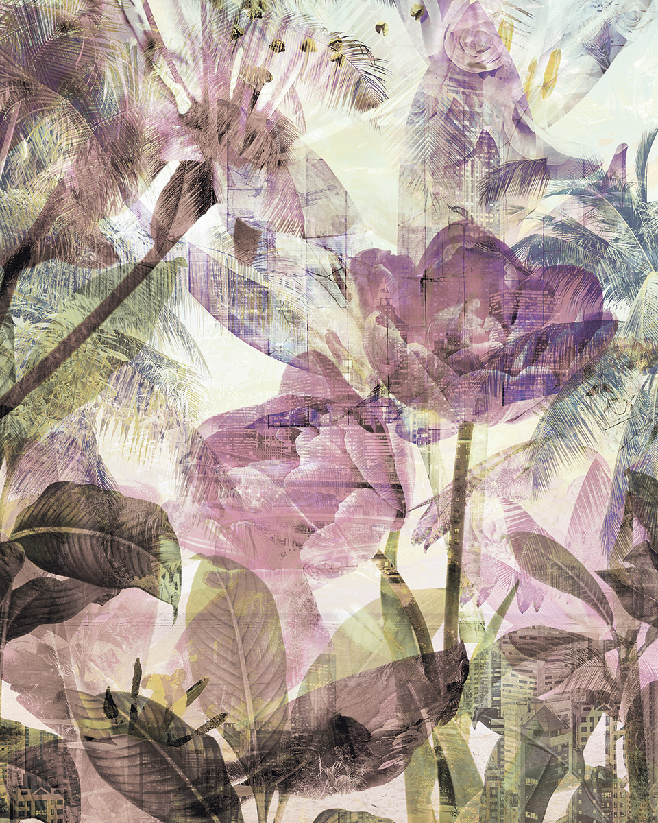 Panoramique Metropical Faded - Papier peint Komar