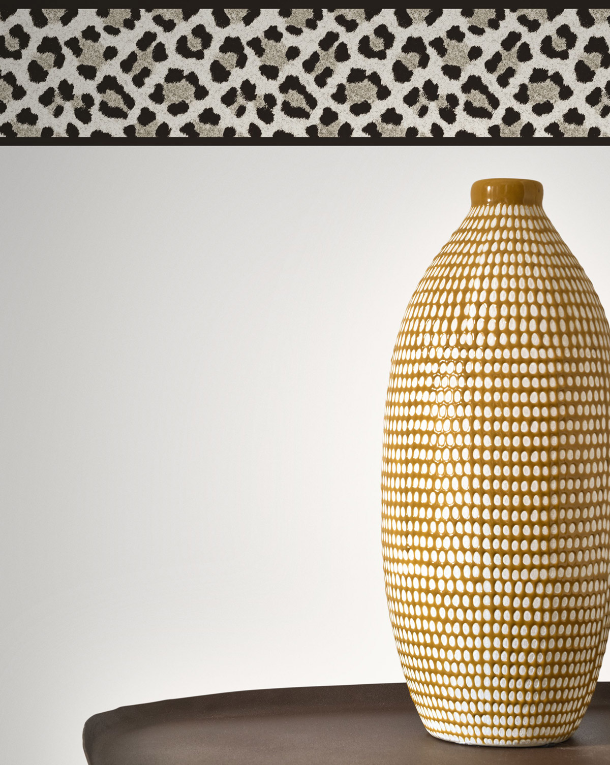 Frise Animalier Léopard Ocelot beige - Rio de Casadéco | Réf. RIOC201861420