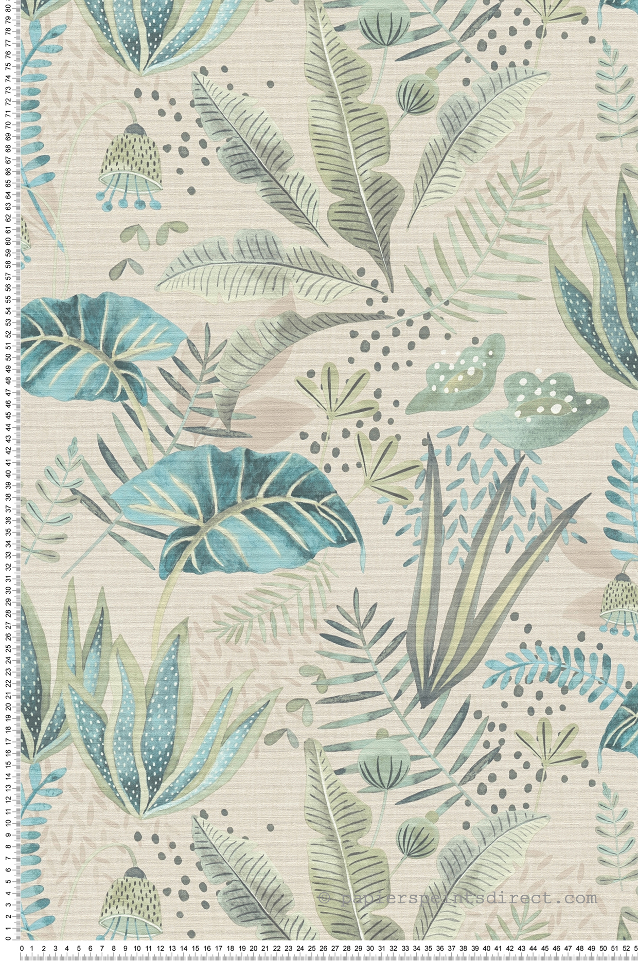 Papier peint Plantes Exotiques Arty Folia vert - Famous Garden d'A.S. Création | Réf. AS-393484