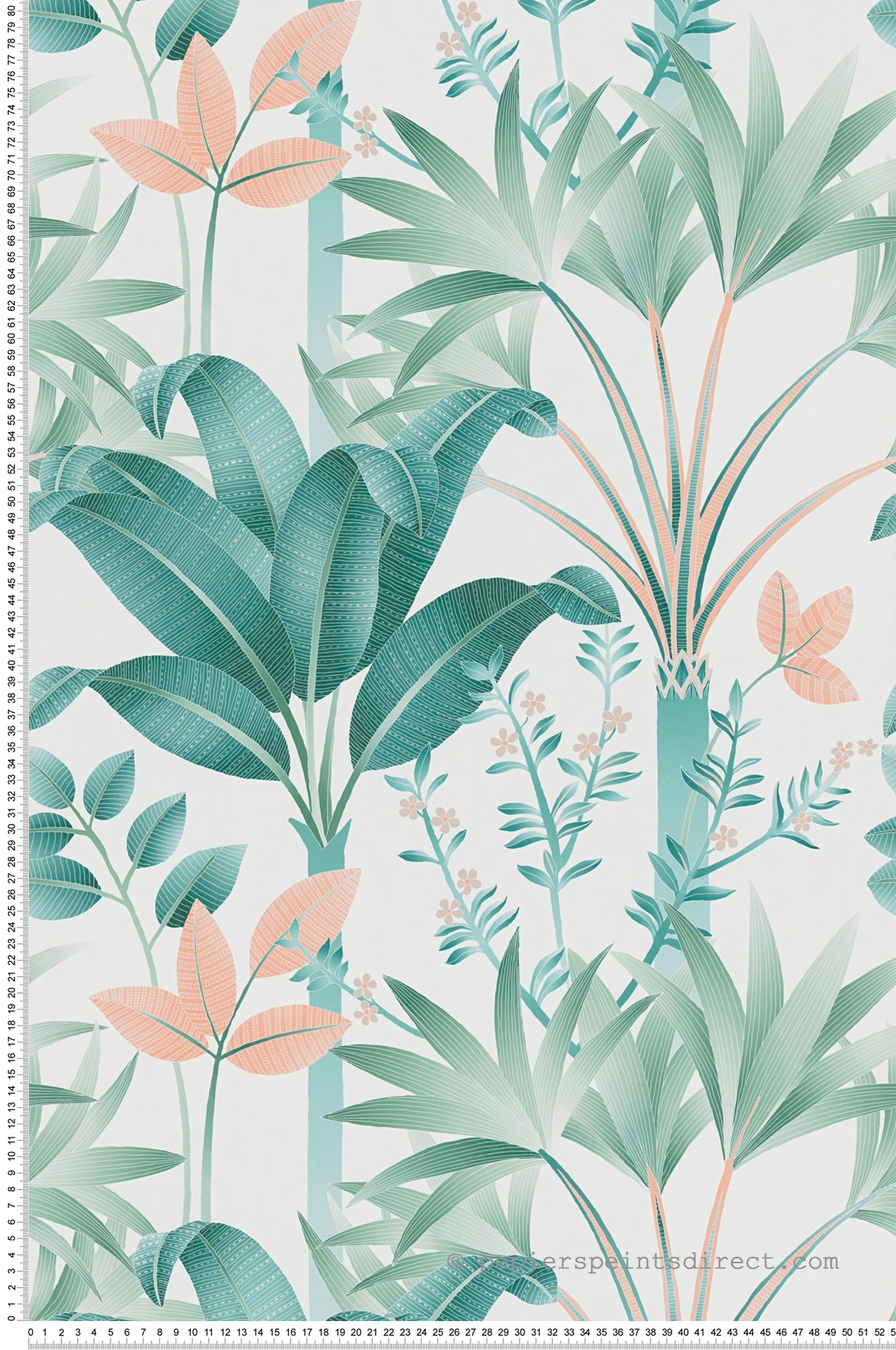 Papier peint Jungle Tropicale vert - Arcade d'Architects Paper | Réf. 39172-3