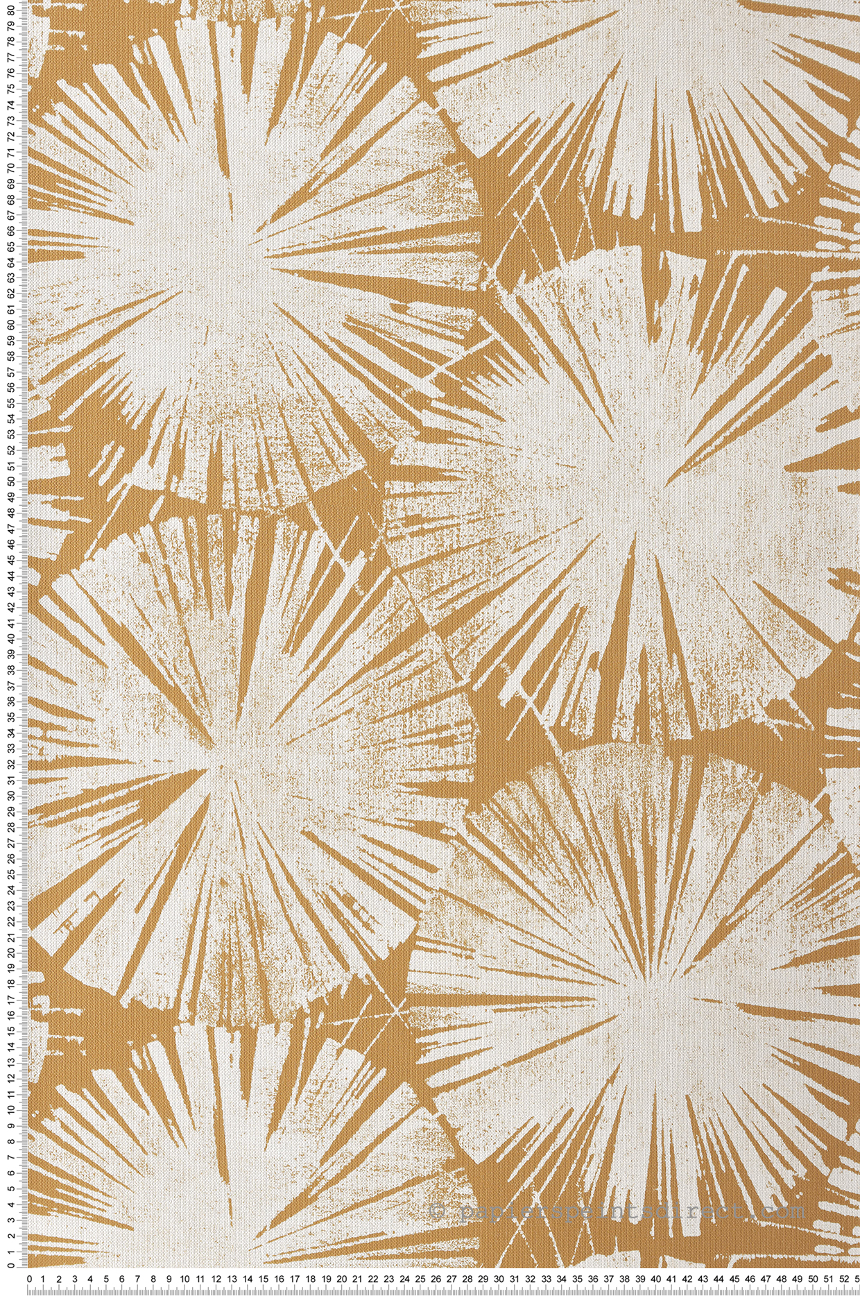 Papier peint Feuille Nénuphare jaune - Gingko de Casadéco | Réf. GINK86222424