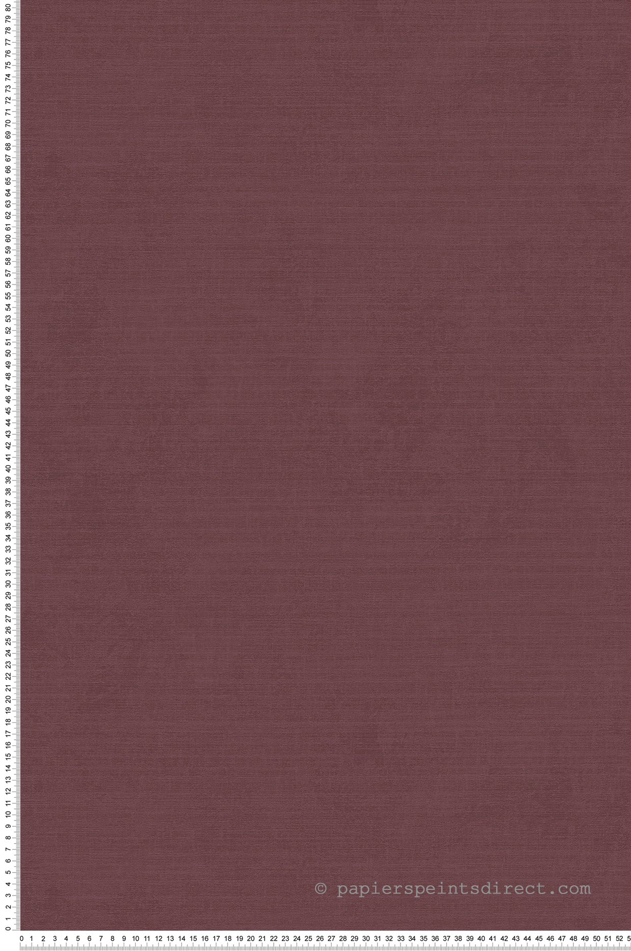 Papier peint Uni Effet Craft prune - Abaca de Lutèce | Réf. LTC-51233110