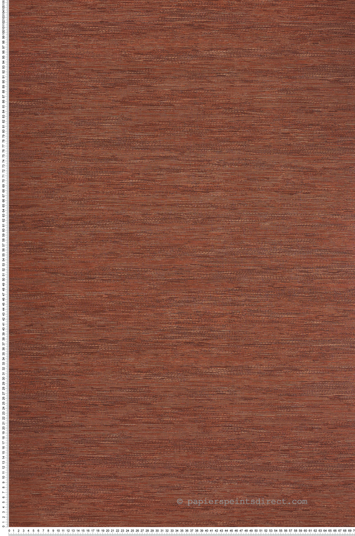 Papier peint Paille Tatami orange brûlé - Archipel de Casamance | Réf. CAS-75342956