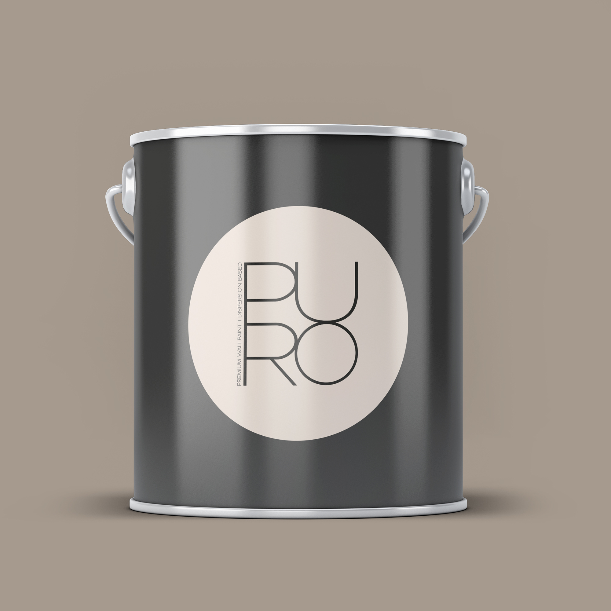 Image d'un pot de 5 litres de peinture Puro marron calm taupe - c7001