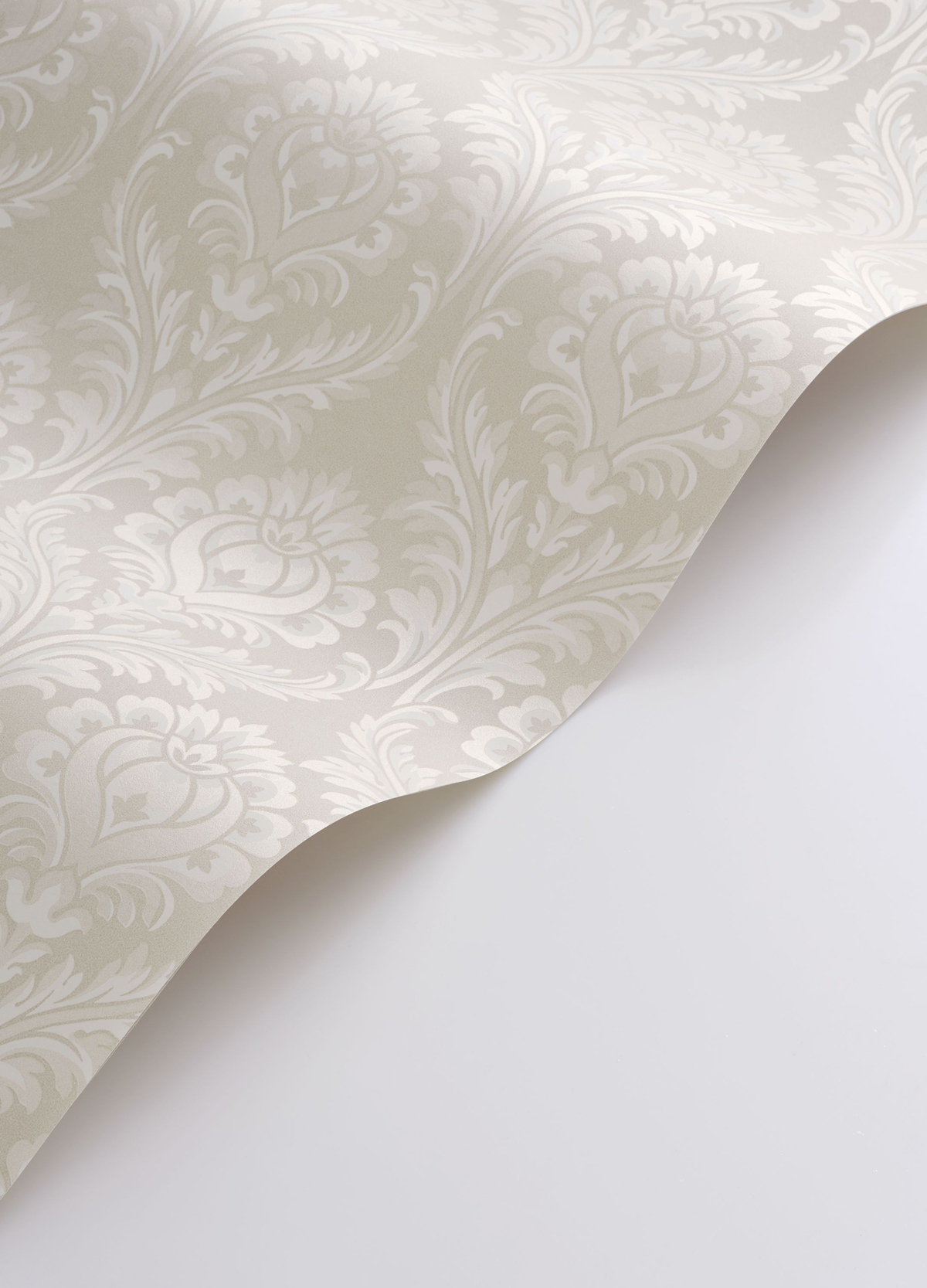 Papier peint Ornements Baroques Hypnose beige nacré - Elixir de Casadéco | Réf. EXIR201981388