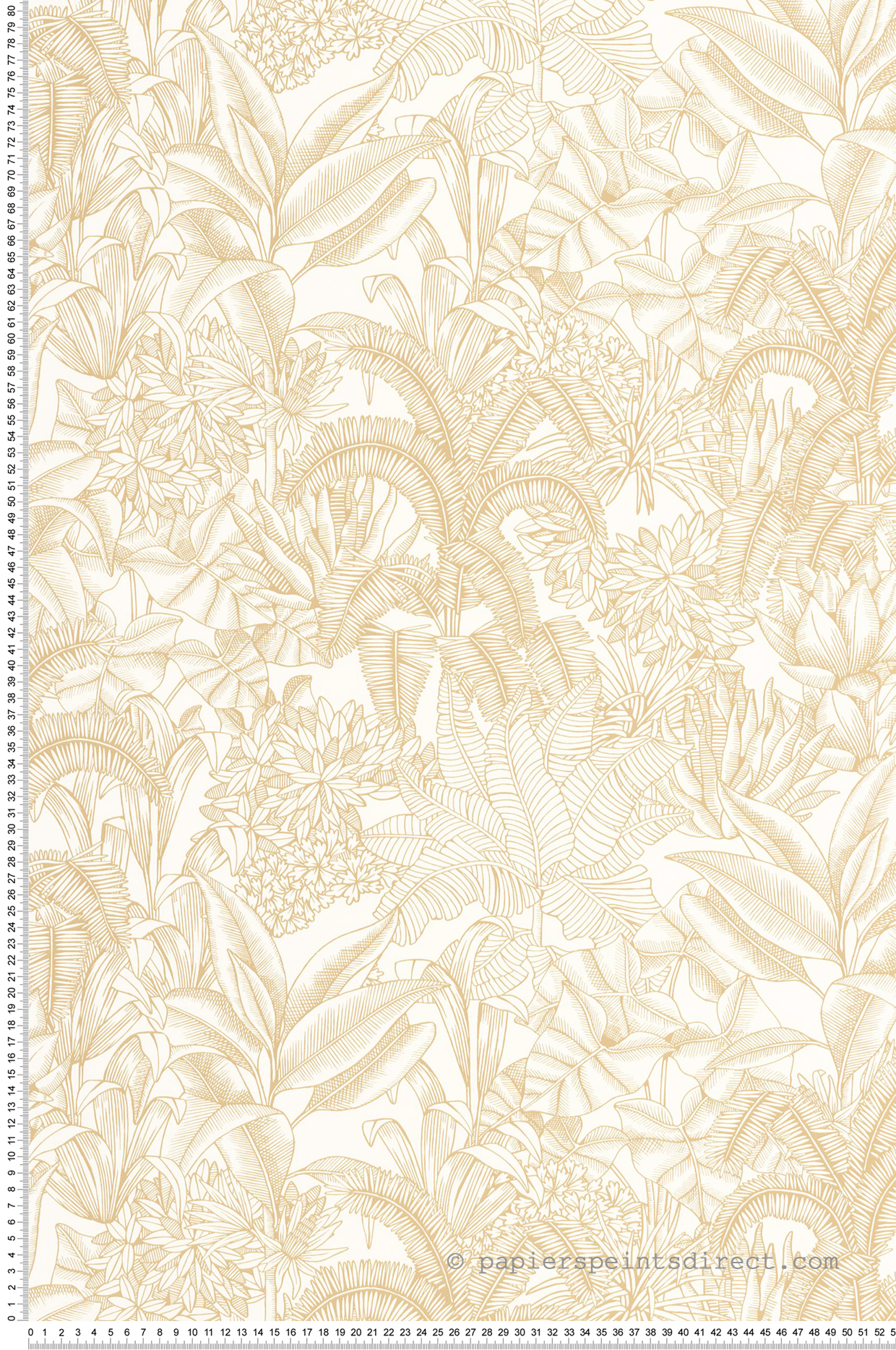 Papier peint Jungle Palmaris savane - Blue Shades de Casélio | Réf. BLS107481000