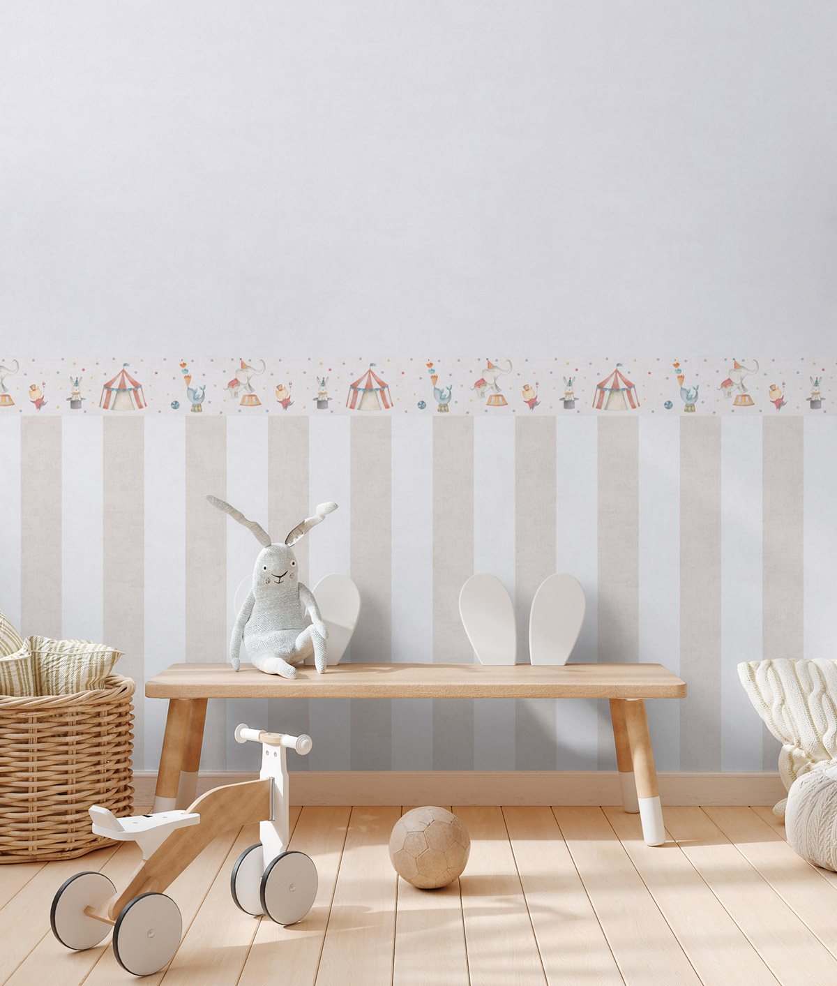 Papier peint Faux Uni Patine blanc lin - Lilly & Luis d'A.S. Création | Réf. AS-771781