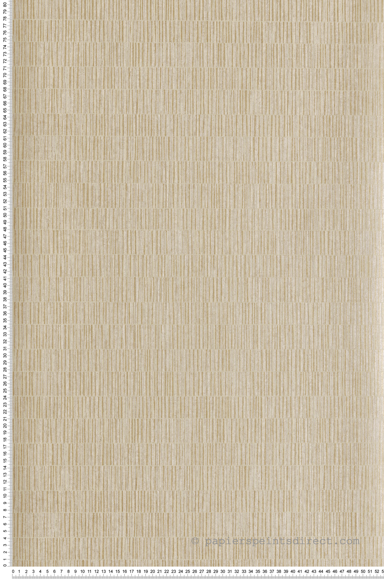 Papier peint Store Bambou beige mastic doré - Attitude de Lutèce | Réf. LTC-DWP0362-04