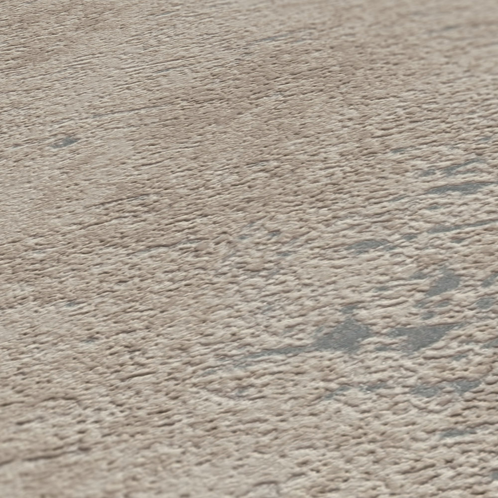 Papier peint Faux Uni Vintage gris argenté - Jade 2 d'A.S. Création AMB4 | Réf. AS-395153