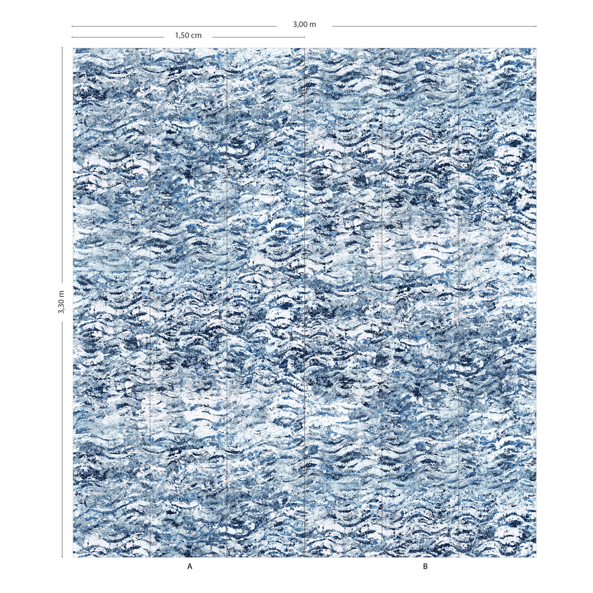 Papier peint panoramique Aqua Atlantique A+B 1/2/3/4/5/6 - Isidore Leroy