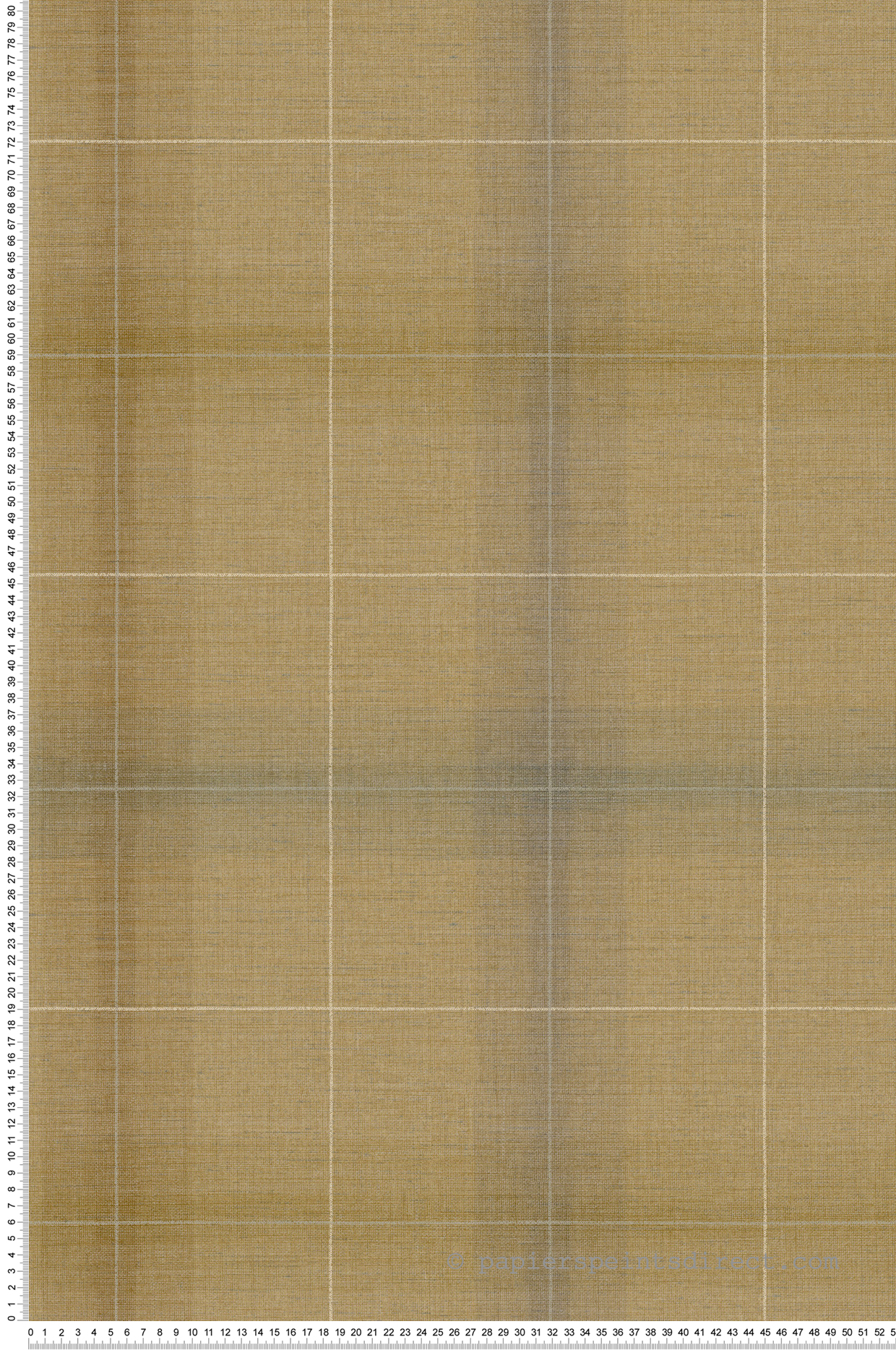 Papier peint Tartan Classique Archie ocre - Carnaby Street de Casadéco | Réf. CARN200522567