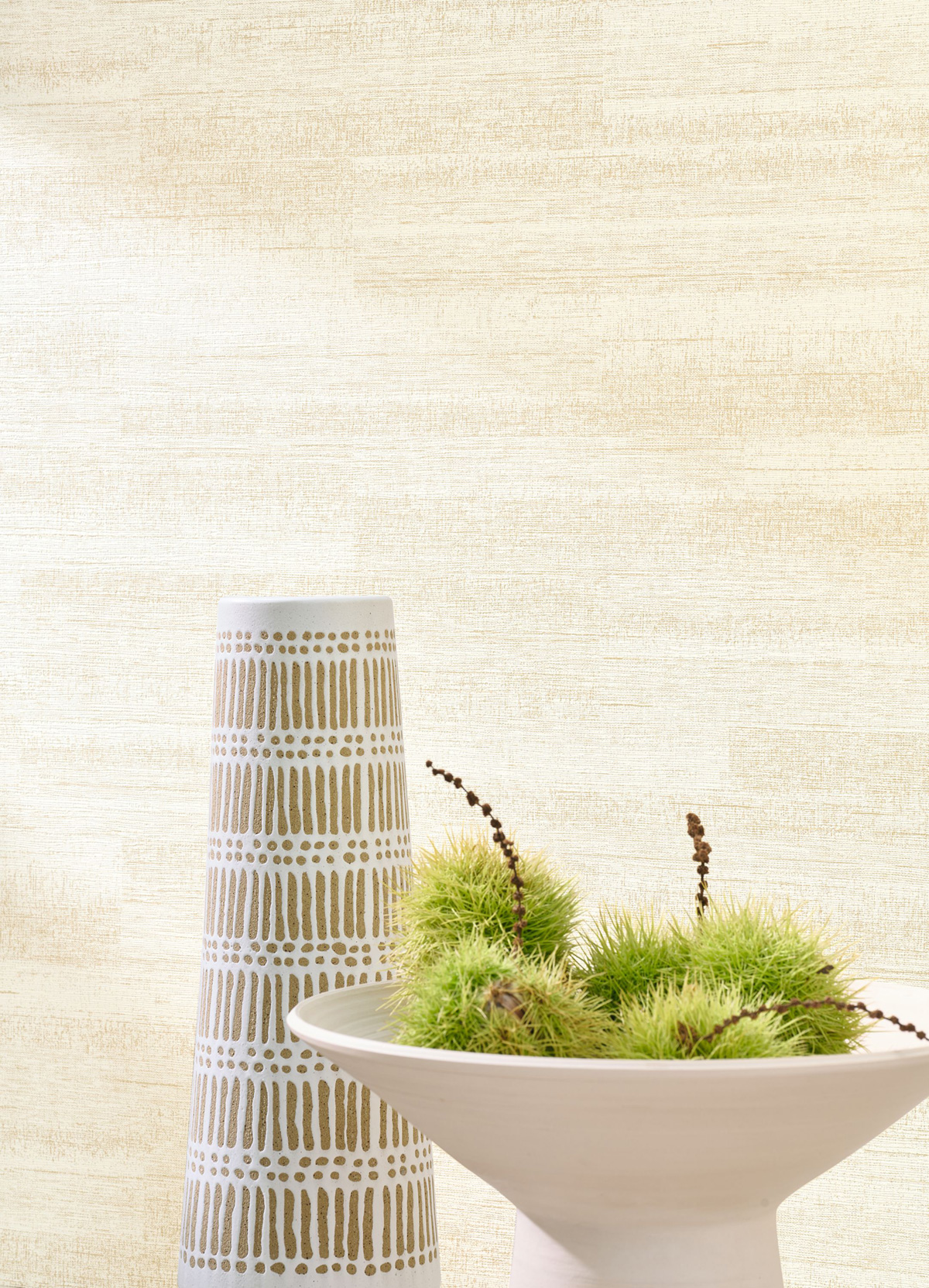 Papier peint Faux Uni Bicolore Pietra sable - Matera de Casadéco AMB2| Réf. MATA201141111