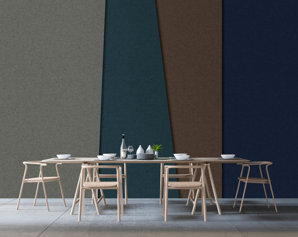 Papier peint panoramique Design Layered cardboard 2 - Référence DD114492 - Intissé 200g/m2 - Standard 400 x 270