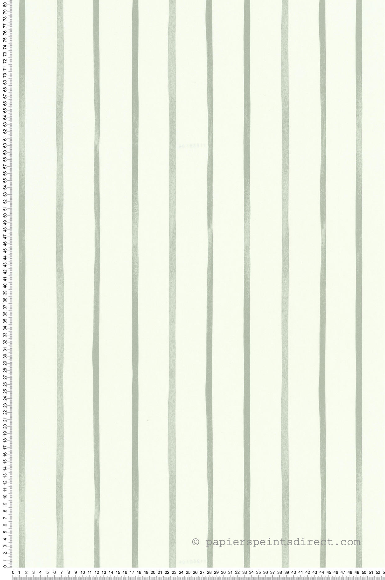 Papier peint Rayure Léonie vert - Les Essentiels de Lutèce | Réf. LTC-11250104