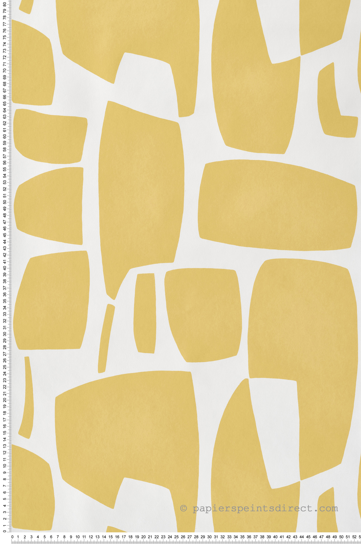 Papier peint Forme Géométrique Module jaune - Milano Sixties de Casadéco | Réf. MISI89382442