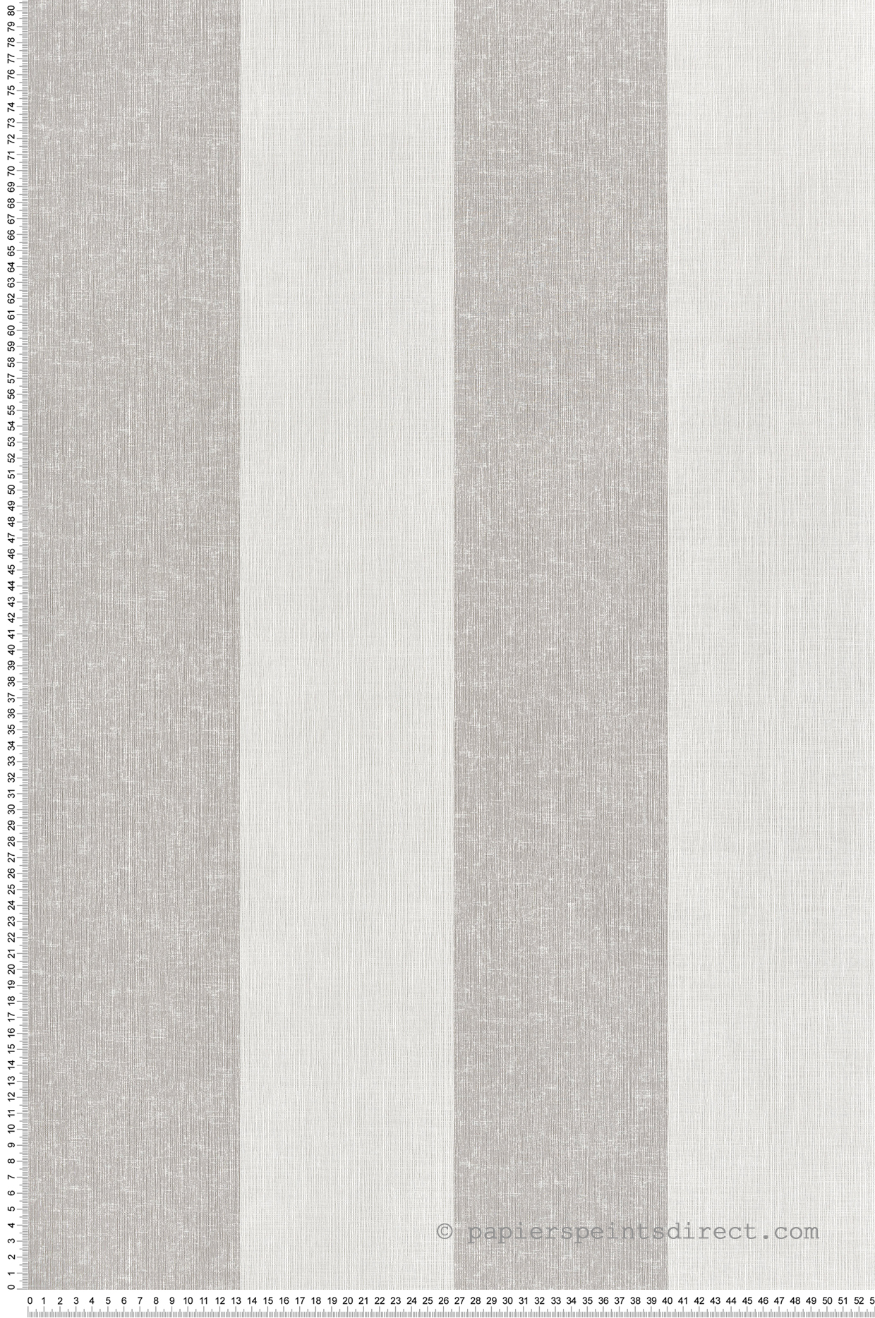 Papier peint Rayures Lin gris ombre - Rêverie de Montecolino | Réf. MC-IC4001