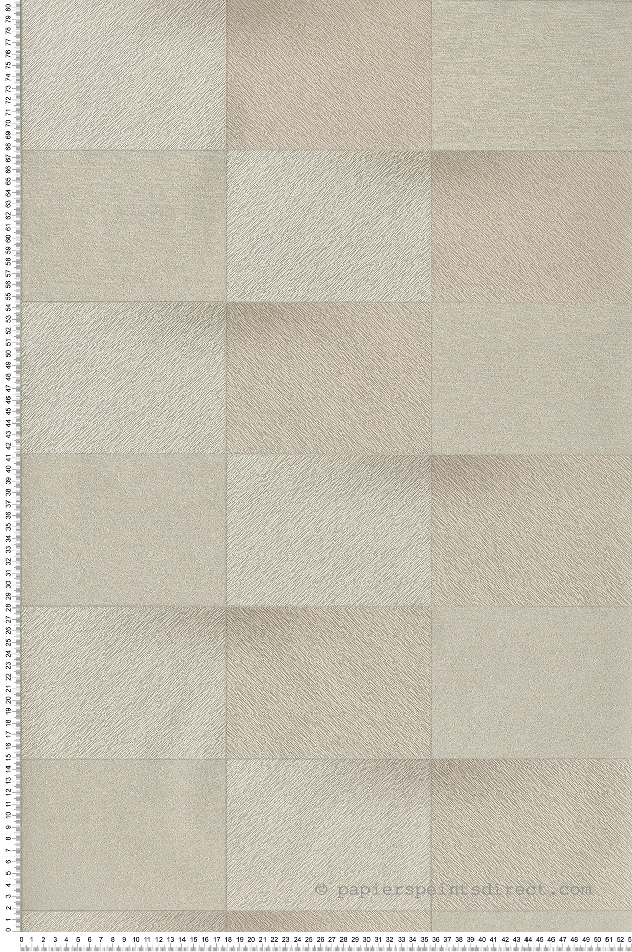 Papier peint Géométrique Blocks beige et argenté - Perception de Casadéco | Réf. PERP86531111