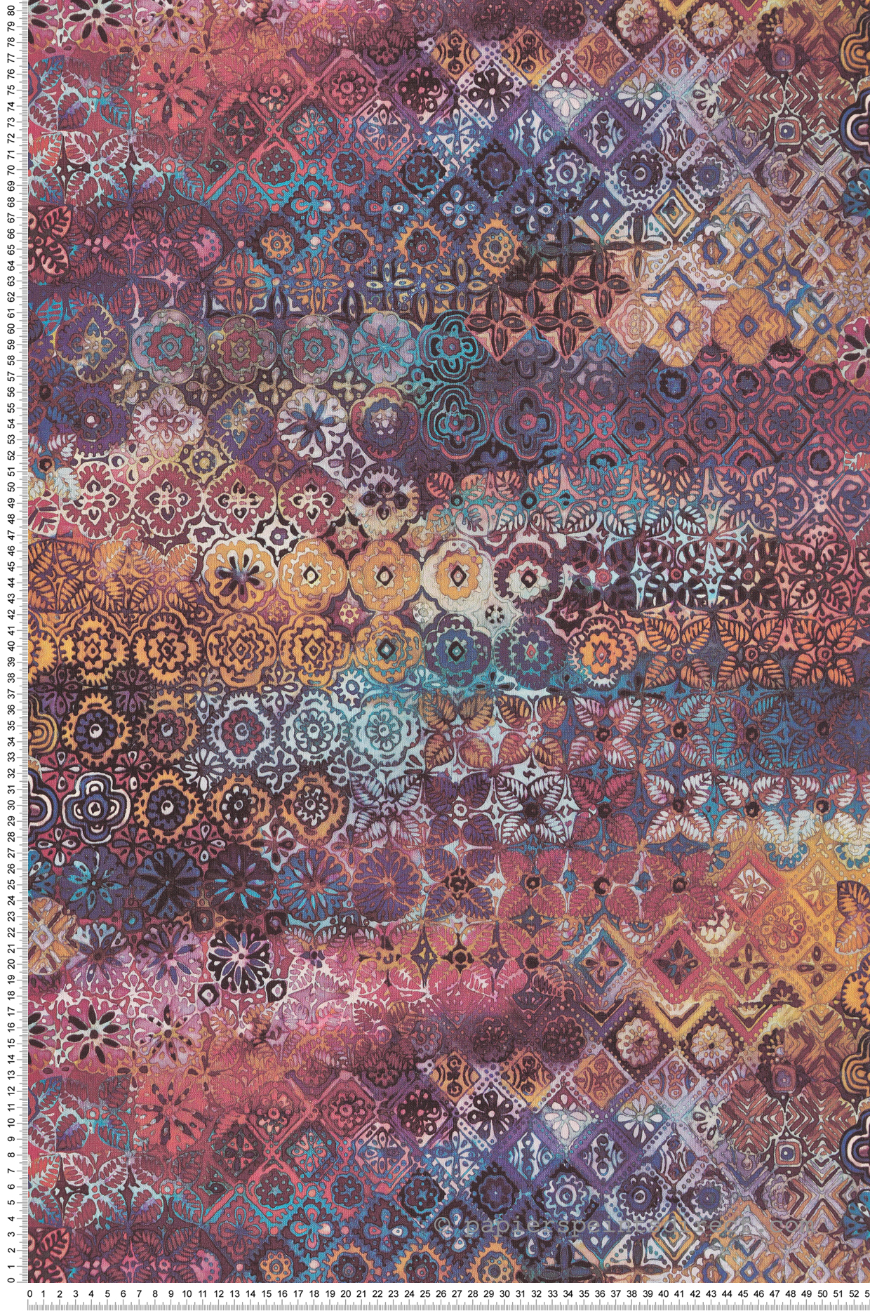 Papier peint Mosaïque Orientale multicolore - Reality 4 de Lutèce | Réf. LTC-51220303