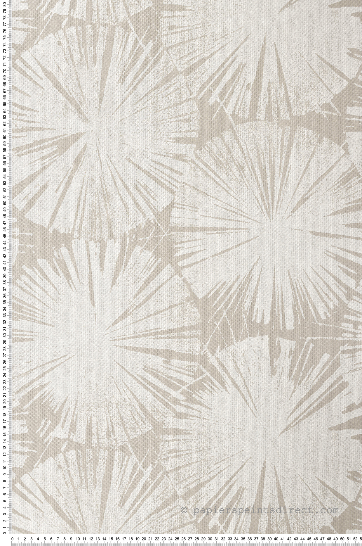 Papier peint Feuille Nénuphare lin - Gingko de Casadéco | Réf. GINK86221313