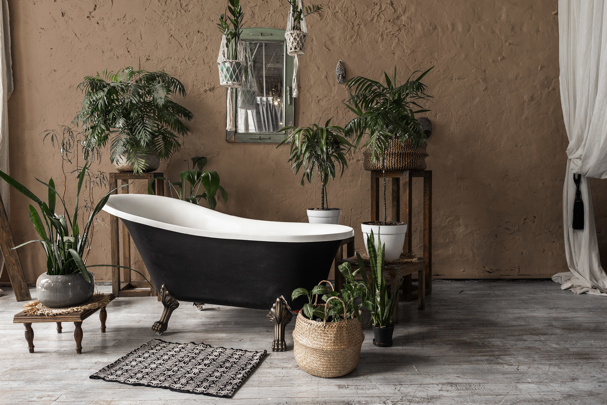 Image d'un pot de 1 litre de peinture Puro marron soothing brown - c7018