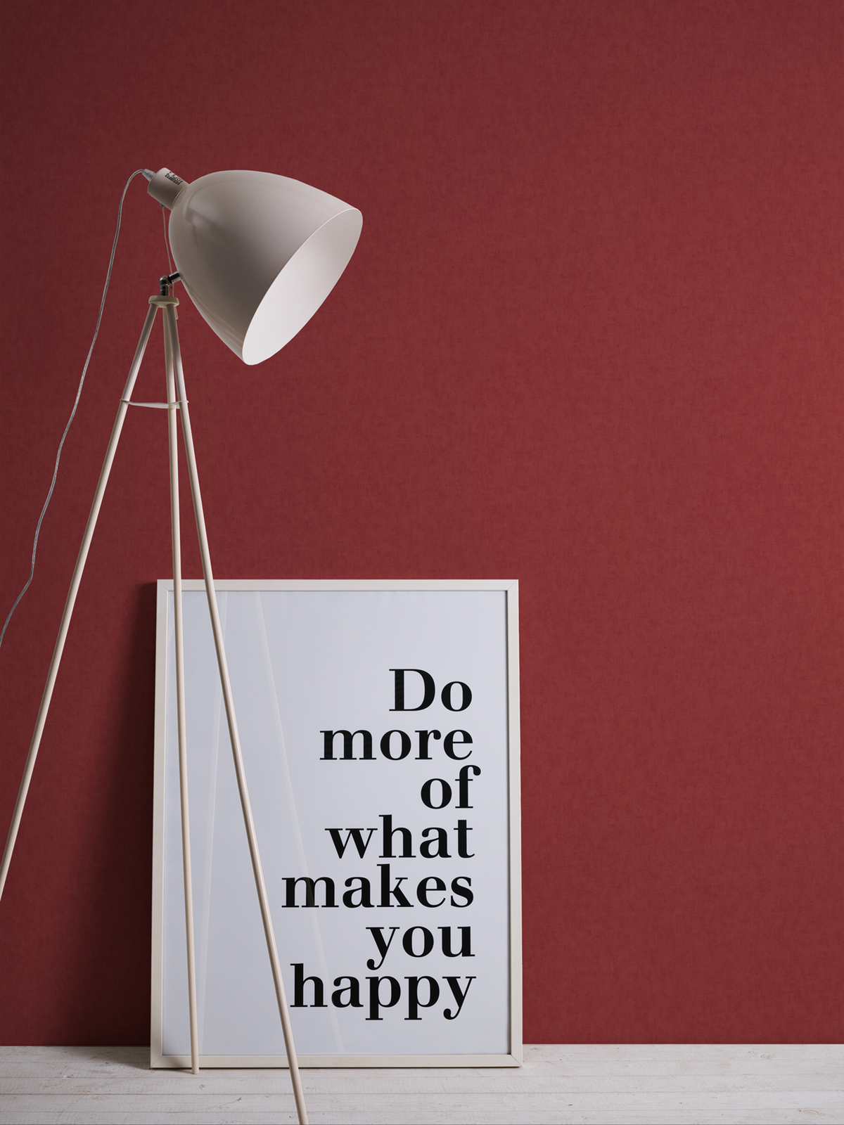 Papier peint Uni Toile rouge - Kiruna de Lutèce AMB | Réf. LTC-375365