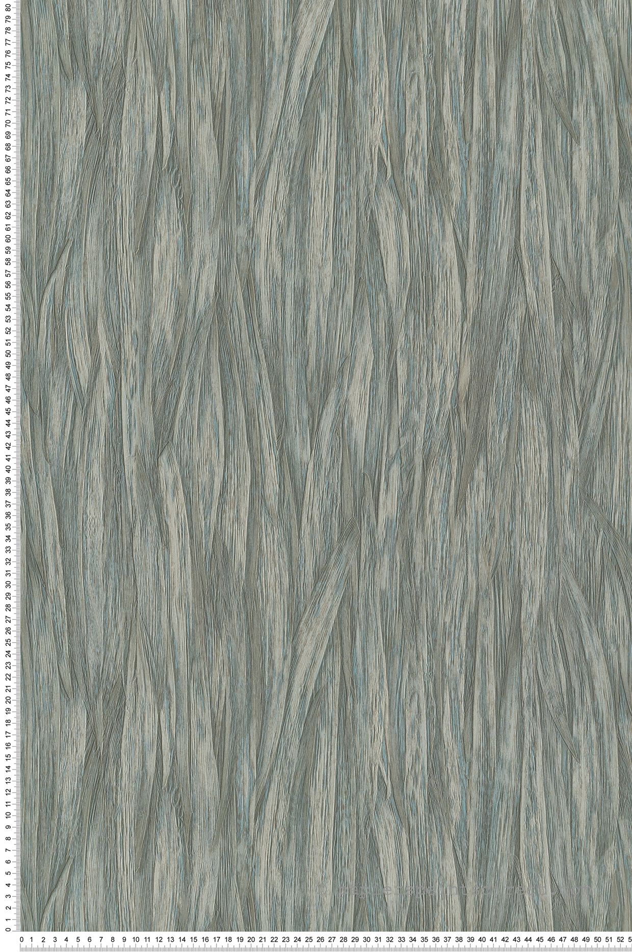 Papier peint Feuillage Aloes vert et bleu - Folium de Montecolino | Réf. MC-FO17903