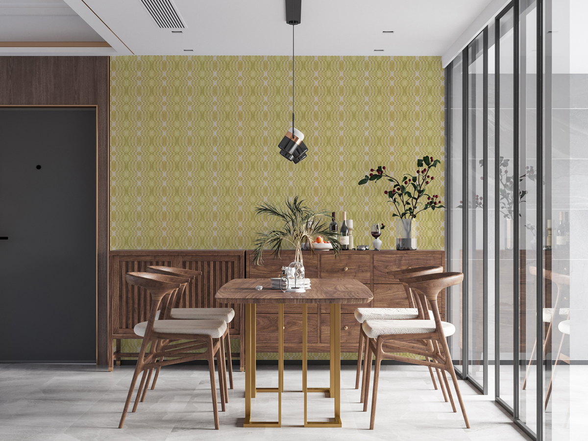 Papier peint Graphique Rétro vert - Retro Chic d'A.S. Création | Réf. AS-395341